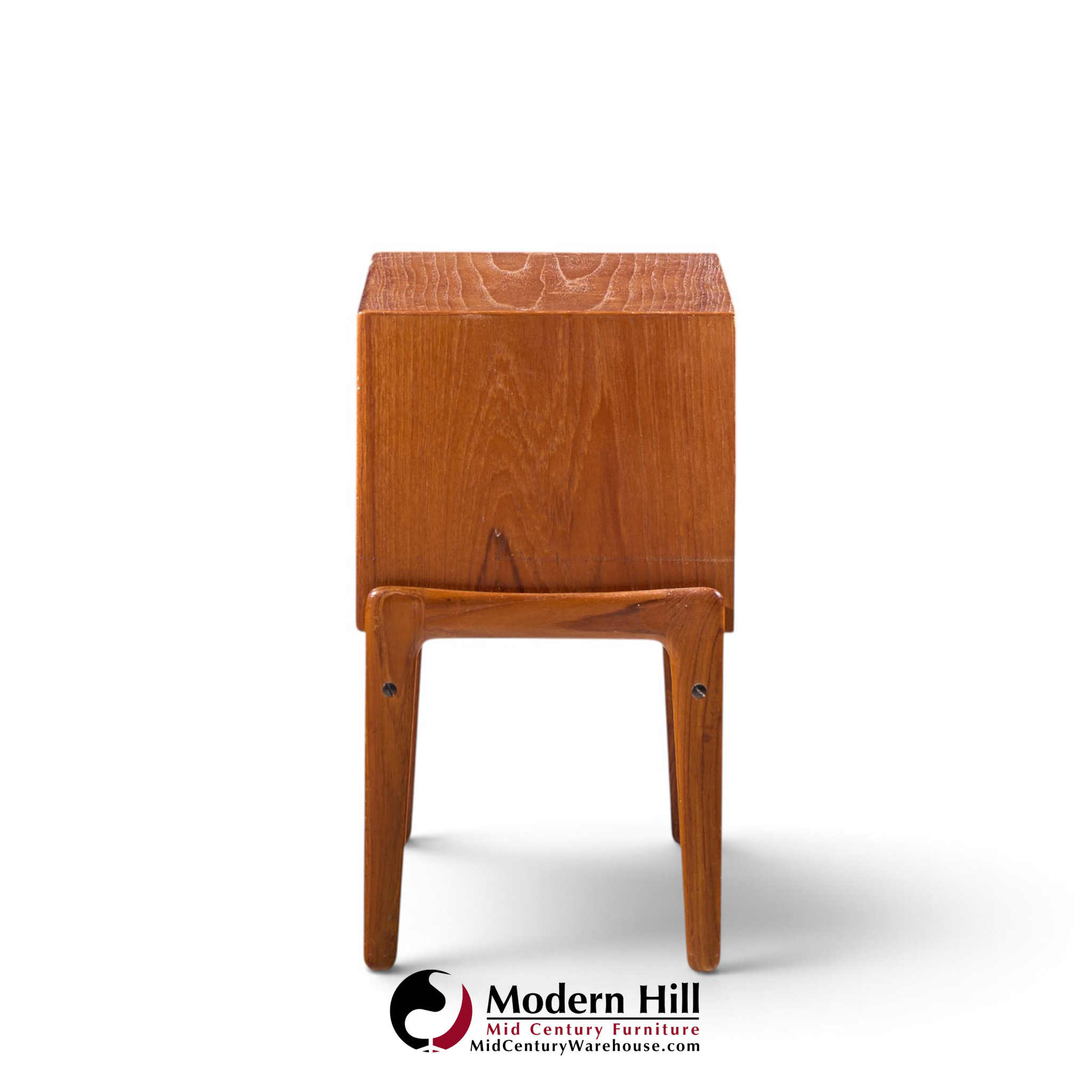 arne vodder for vamo sønderborg mid century danish teak nightstands - pair