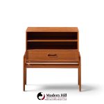 arne vodder for vamo sønderborg mid century danish teak nightstands - pair