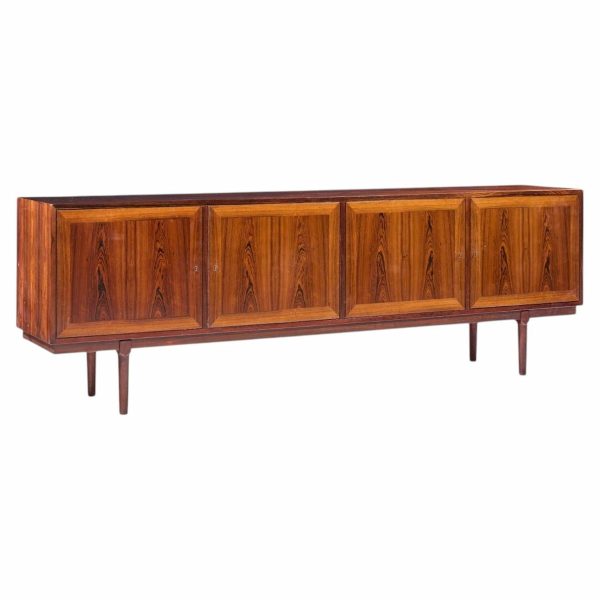 arne vodder for vamo sønderborg model 59/4 mid century danish rosewood credenza