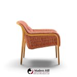 bill stephens for knoll model 1315 mid century bentwood lounge chairs - pair