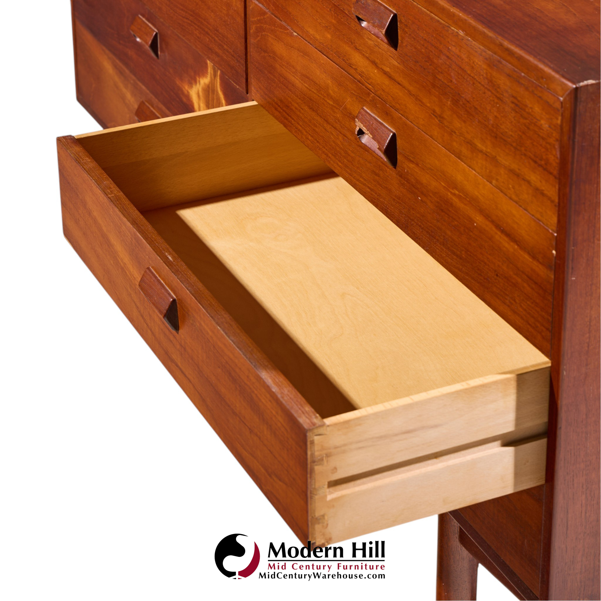 børge mogensen for søborg møbelfabrik mid century danish 8-drawer lowboy dresser