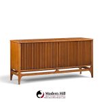 broyhill brasilia mid century walnut room divider