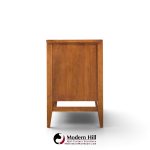 broyhill brasilia mid century walnut room divider