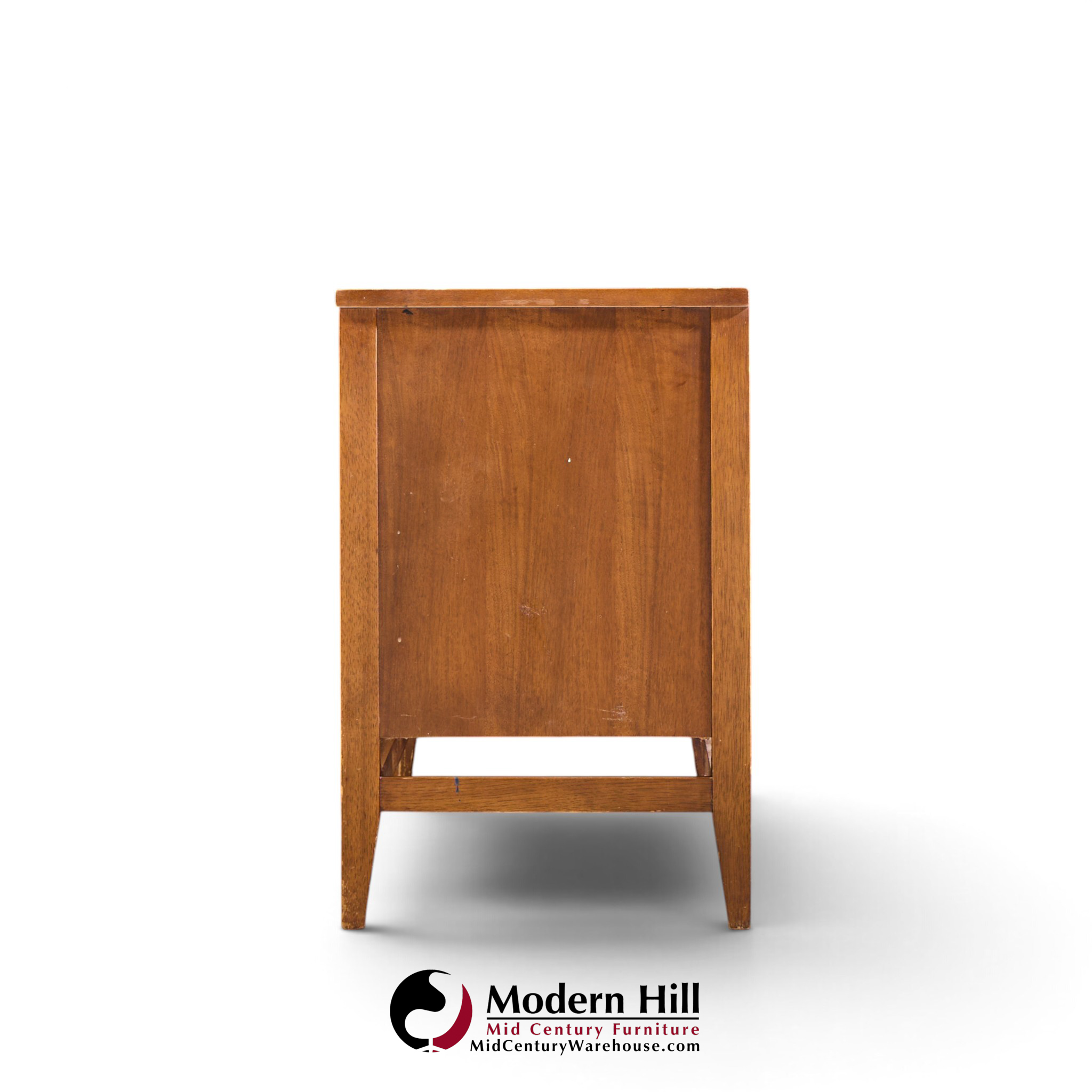 broyhill brasilia mid century walnut room divider
