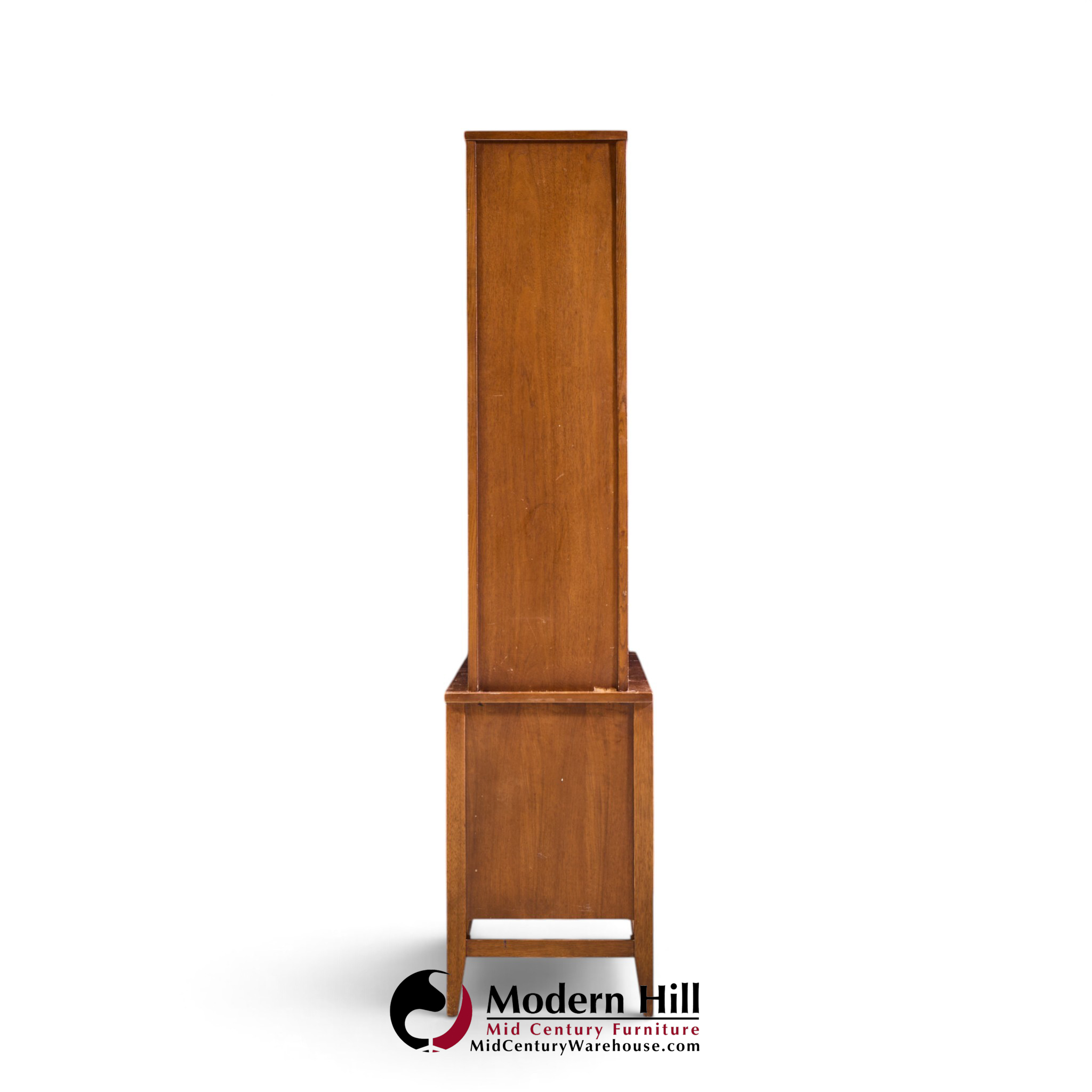 broyhill brasilia mid century walnut room divider