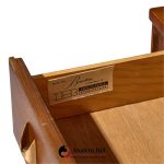 broyhill brasilia mid century walnut and brass gentleman chest highboy dresser