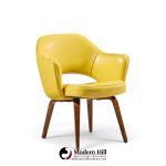 eero saarinen for knoll mid century bentwood executive dining chairs - set of 6