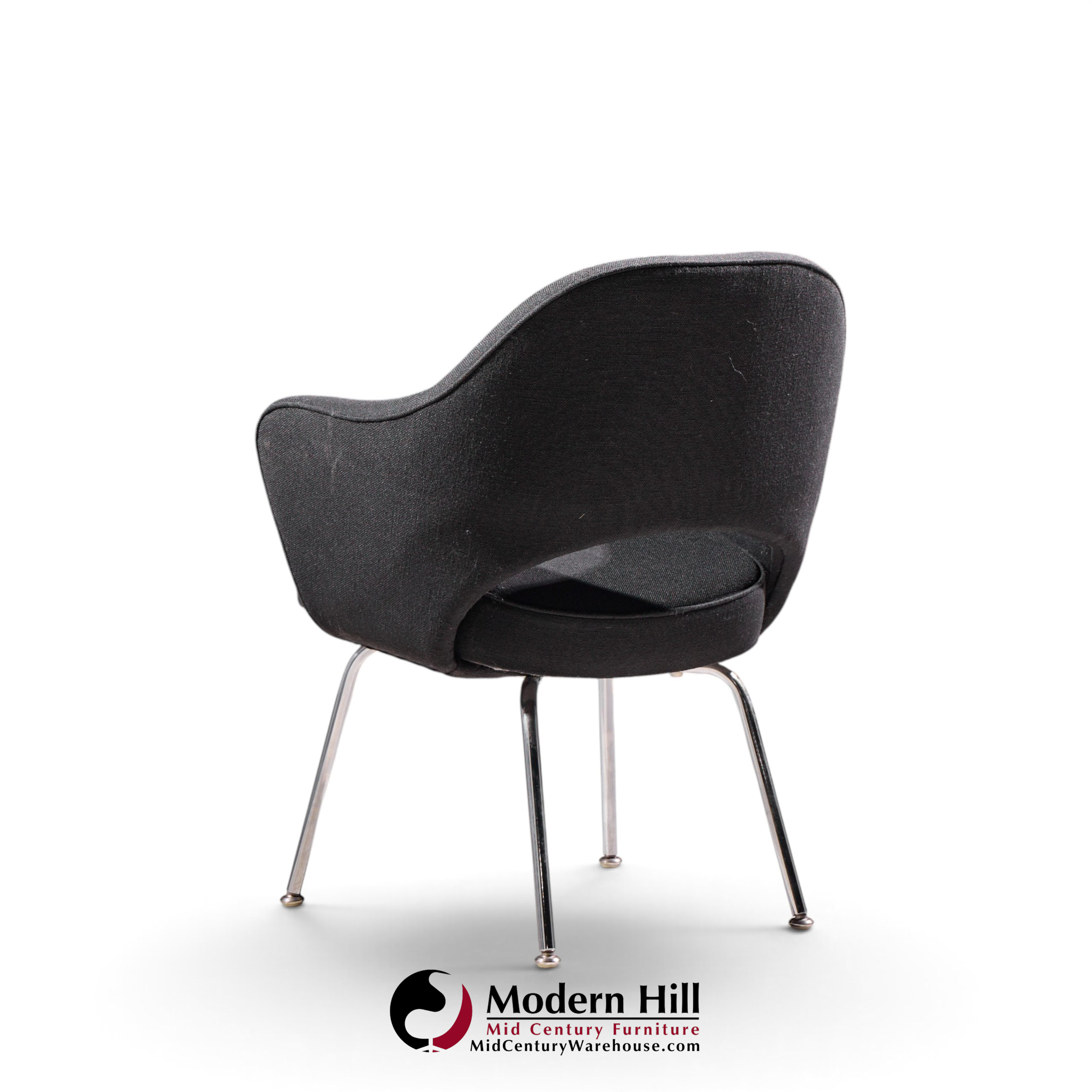 eero saarinen for knoll mid century executive dining chairs - set of 4
