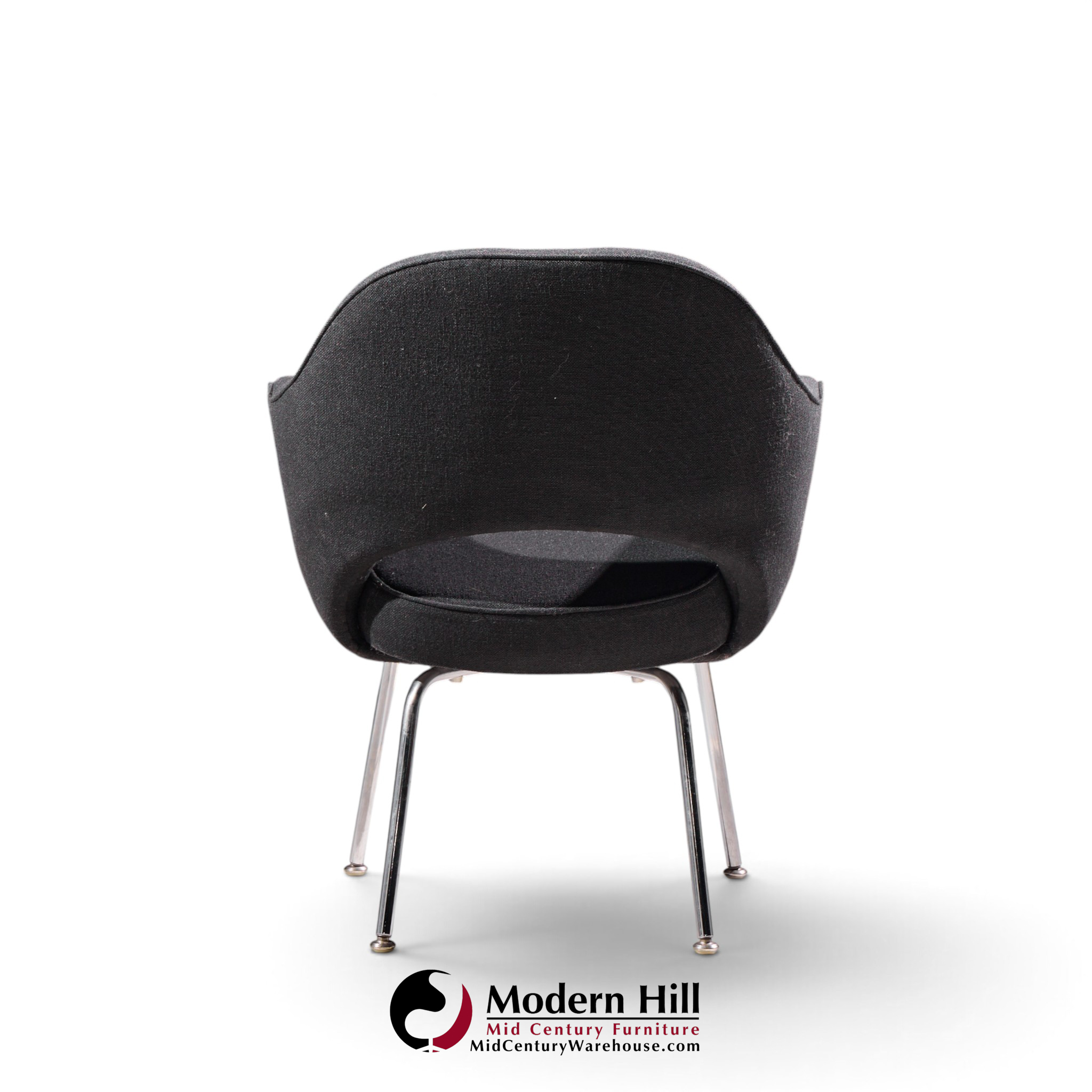 eero saarinen for knoll mid century executive dining chairs - set of 4