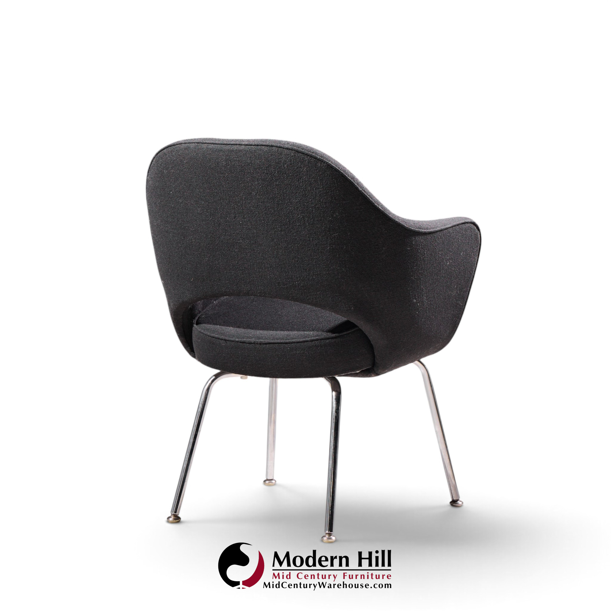 eero saarinen for knoll mid century executive dining chairs - set of 4