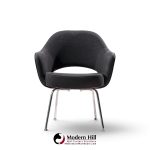 eero saarinen for knoll mid century executive dining chairs - set of 4