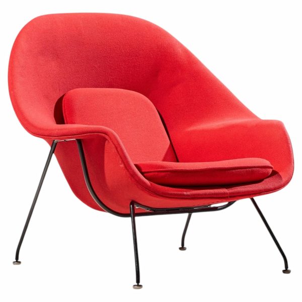 eero saarinen for knoll mid century womb chair