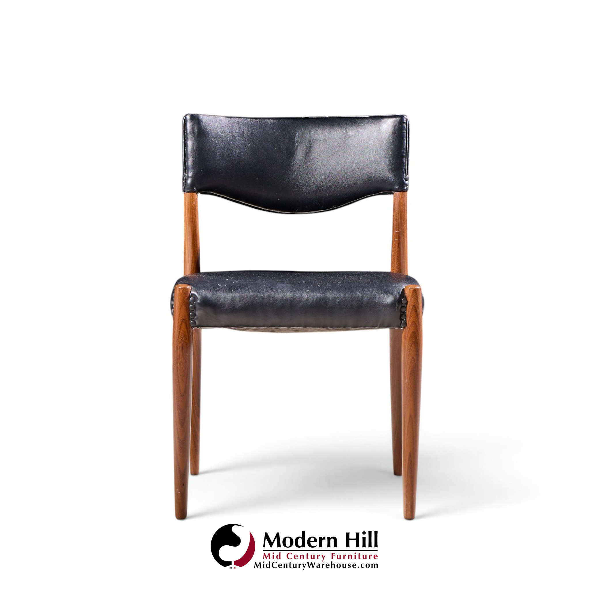ejner larsen & aksel bender-madsen for willy beck mid century danish teak dining chairs - set of 6