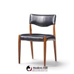 ejner larsen & aksel bender-madsen for willy beck mid century danish teak dining chairs - set of 6