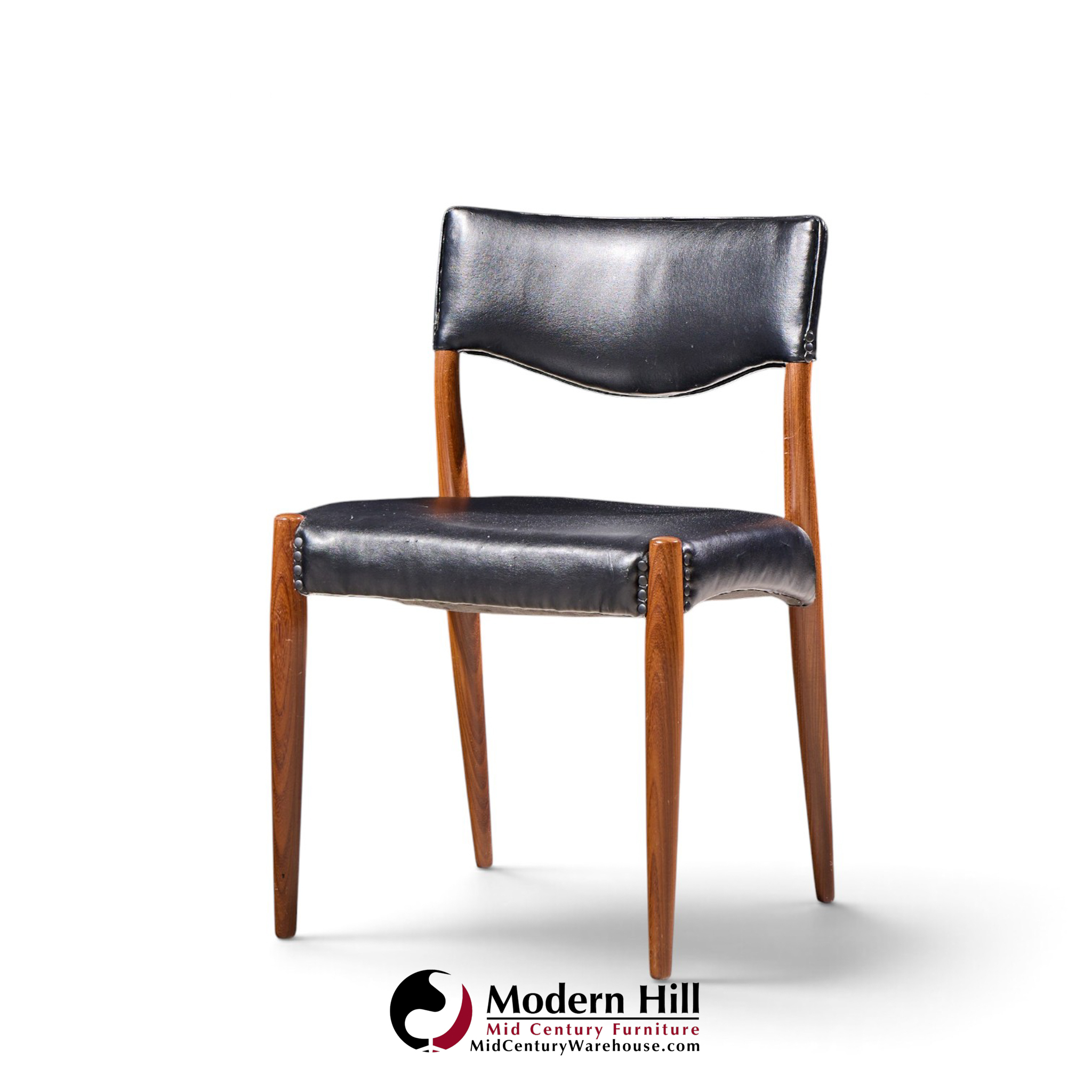 ejner larsen & aksel bender-madsen for willy beck mid century danish teak dining chairs - set of 6