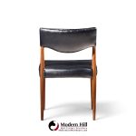 ejner larsen & aksel bender-madsen for willy beck mid century danish teak dining chairs - set of 6