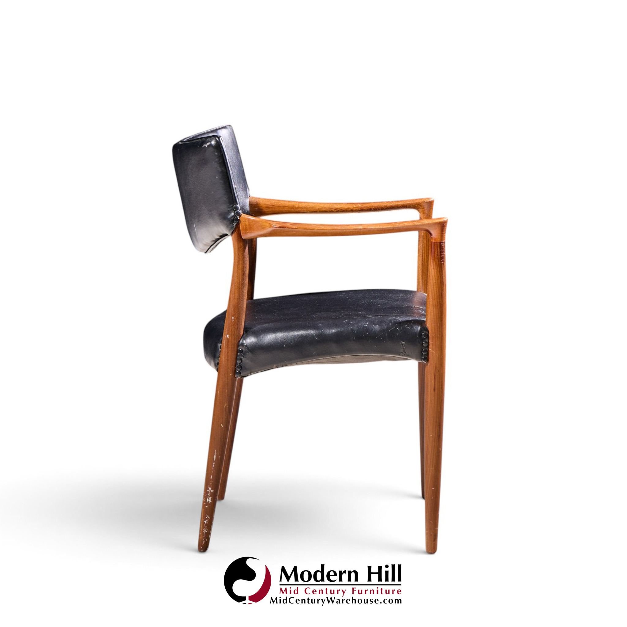 ejner larsen & aksel bender-madsen for willy beck mid century danish teak dining chairs - set of 6
