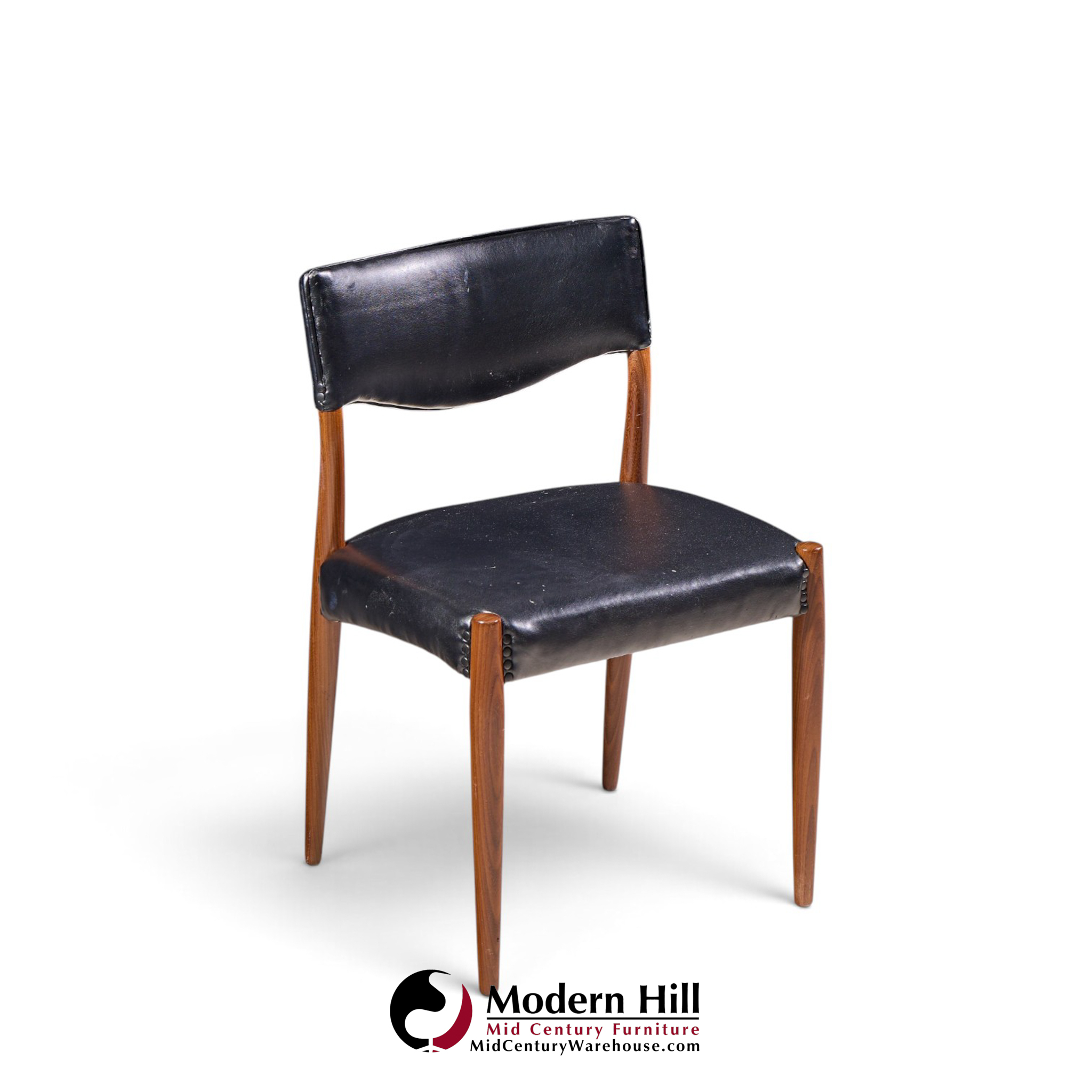 ejner larsen & aksel bender-madsen for willy beck mid century danish teak dining chairs - set of 6