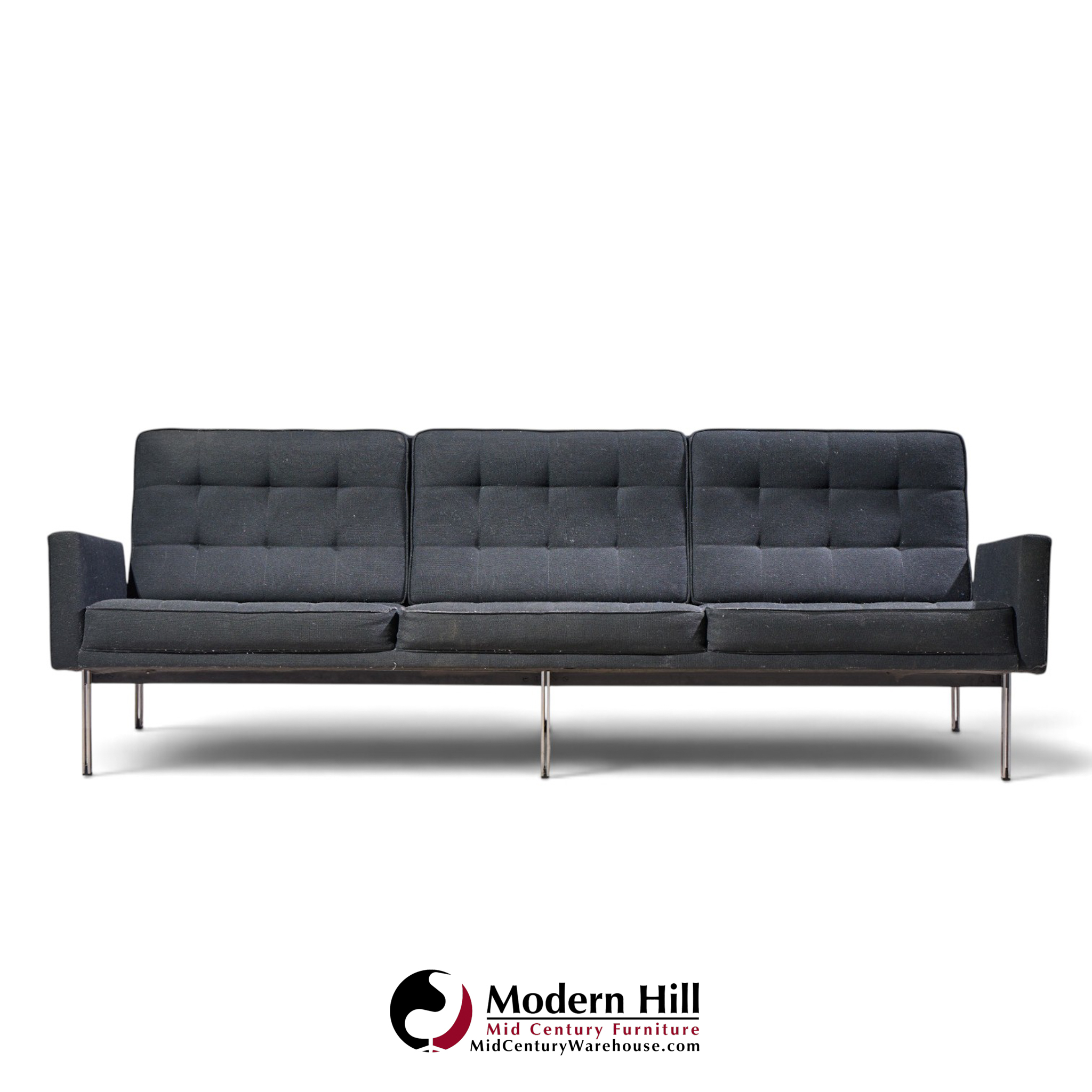 florence knoll for knoll mid century parallel bar sofa