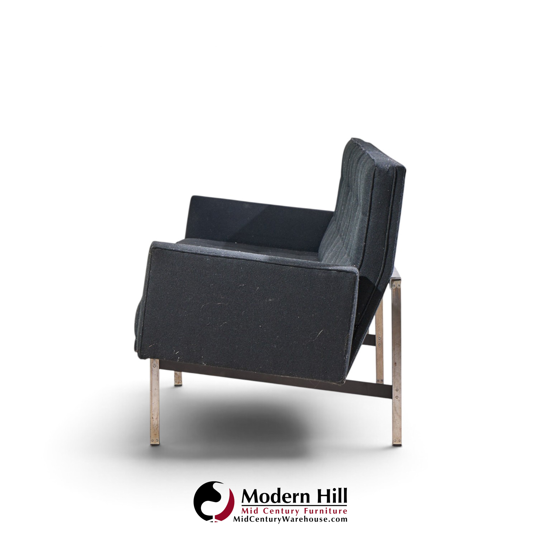 florence knoll for knoll mid century parallel bar sofa