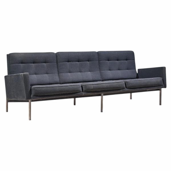 florence knoll for knoll mid century parallel bar sofa