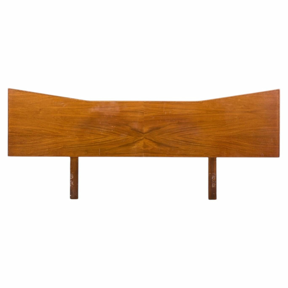george nakashima style unagusta mid century walnut king headboard