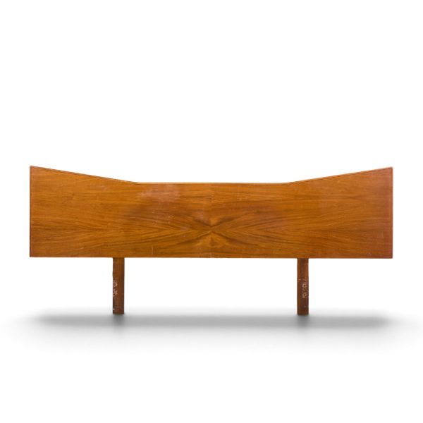 george nakashima style unagusta mid century walnut king headboard