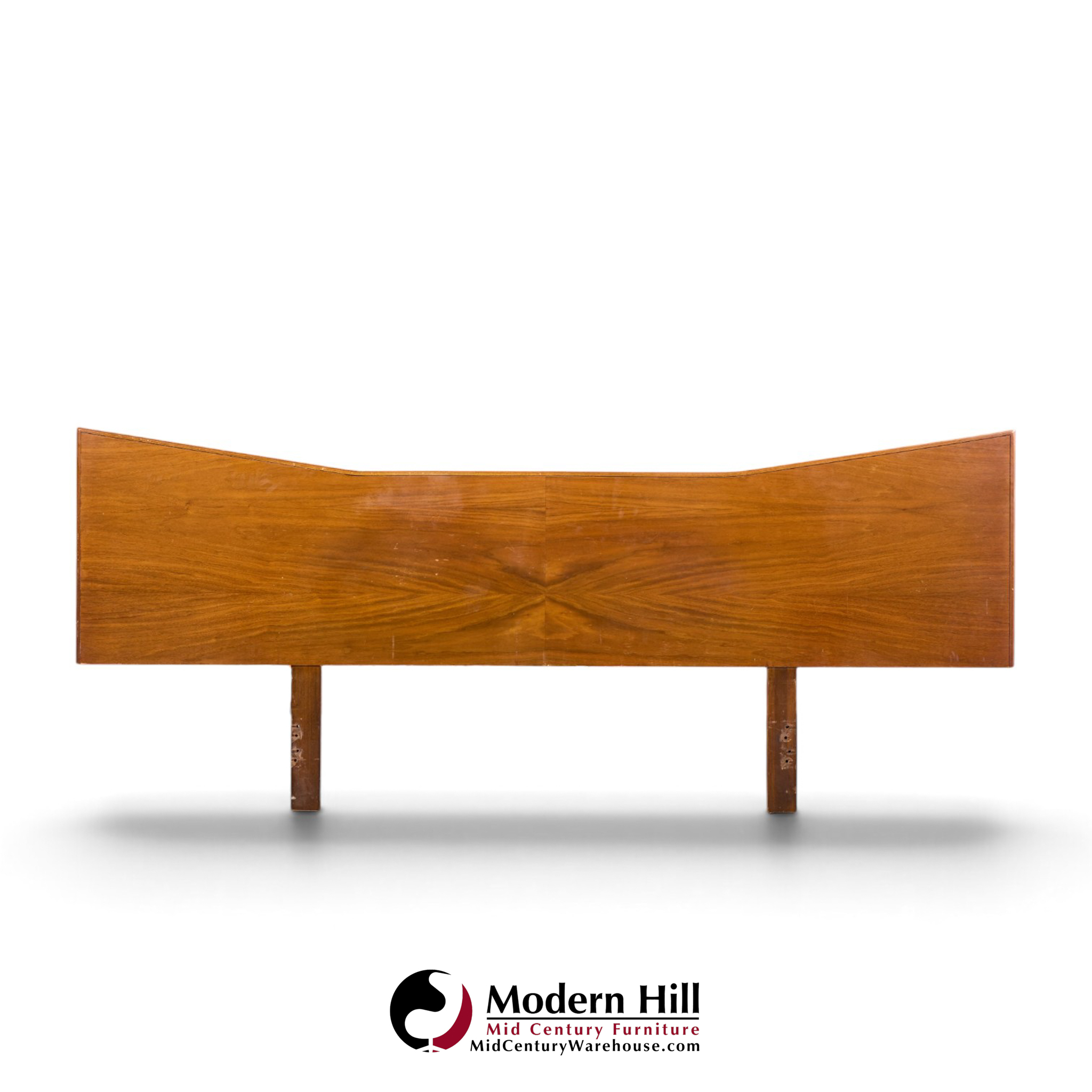 george nakashima style unagusta mid century walnut king headboard
