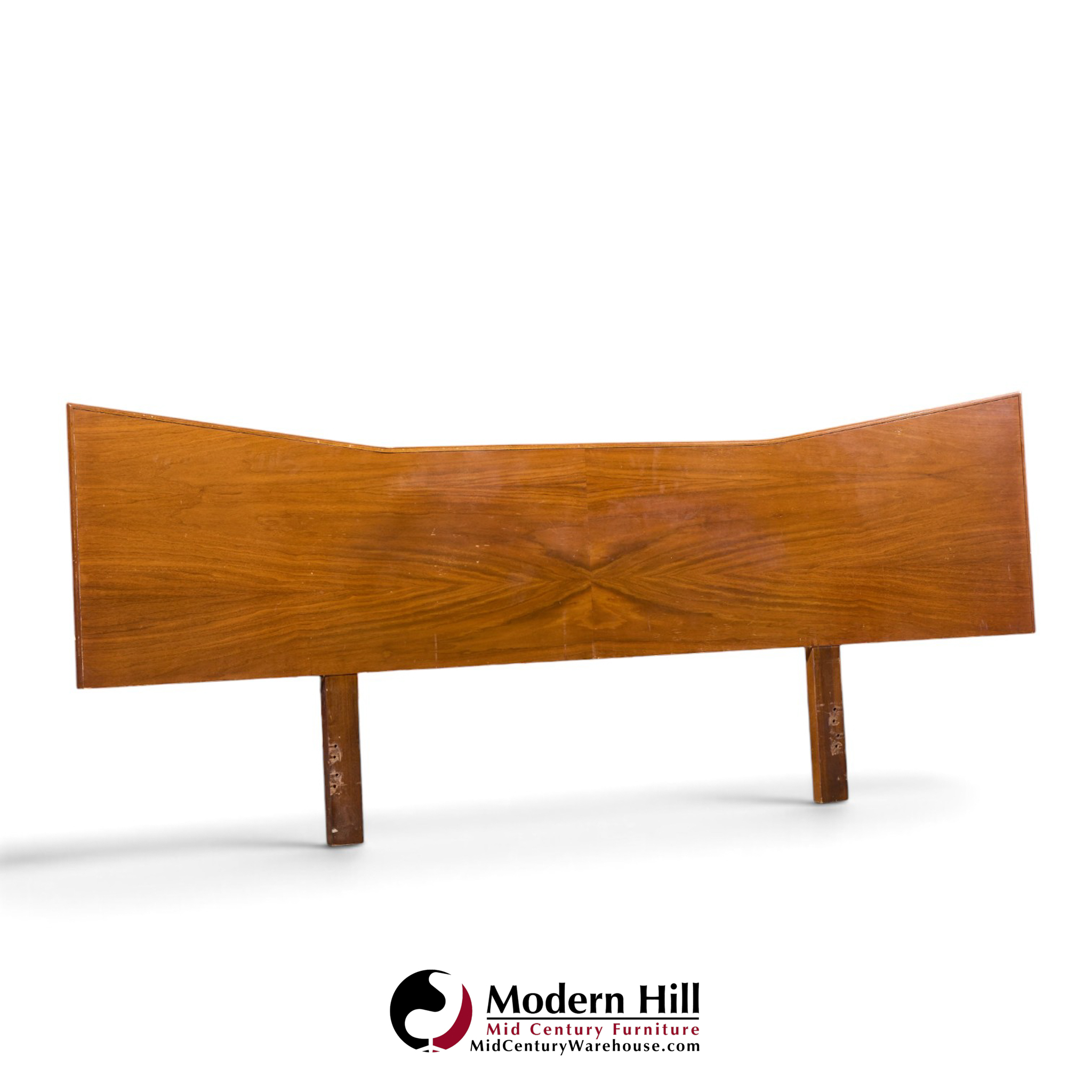 george nakashima style unagusta mid century walnut king headboard