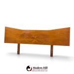george nakashima style unagusta mid century walnut king headboard