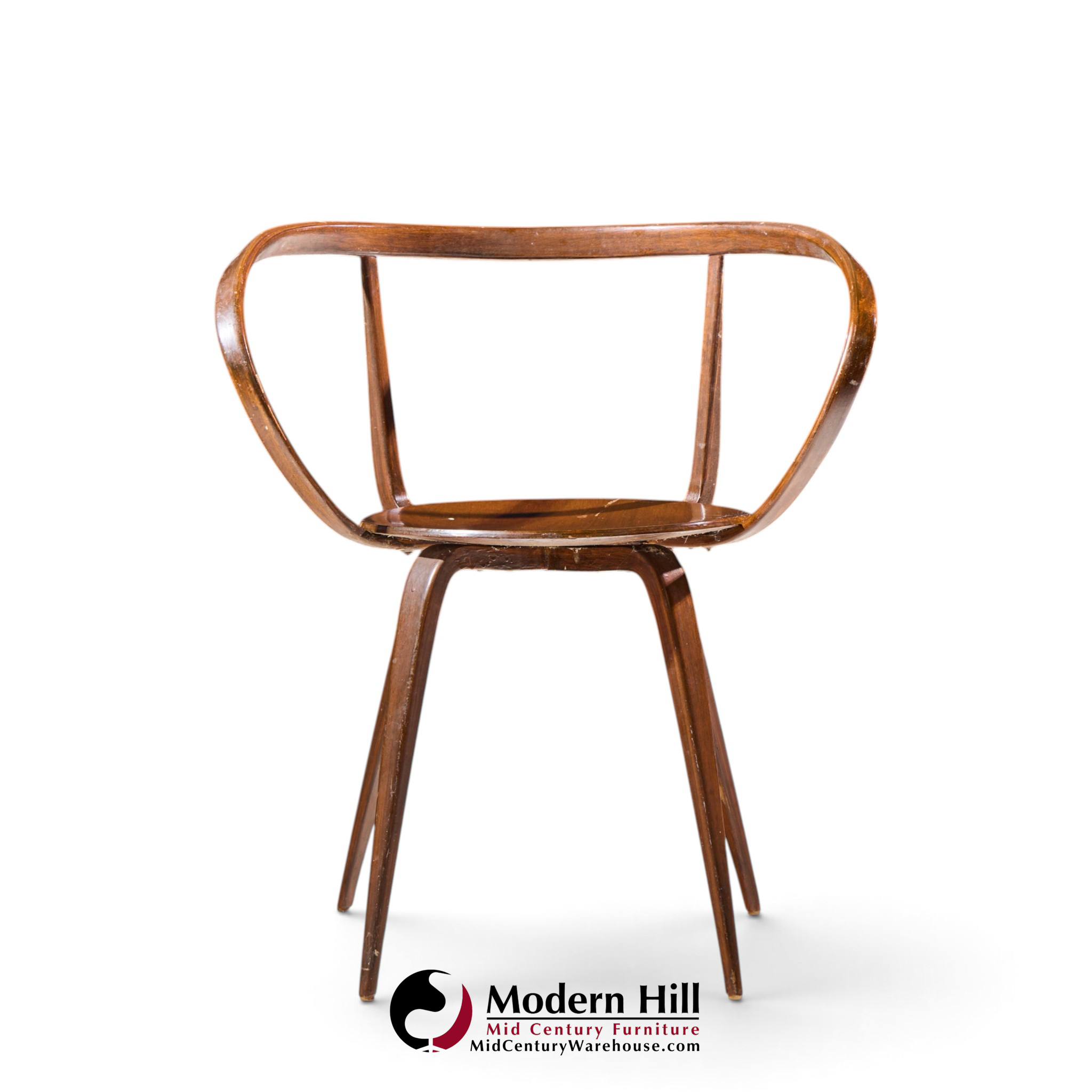 george nelson for herman miller model 5890 mid century pretzel dining chair