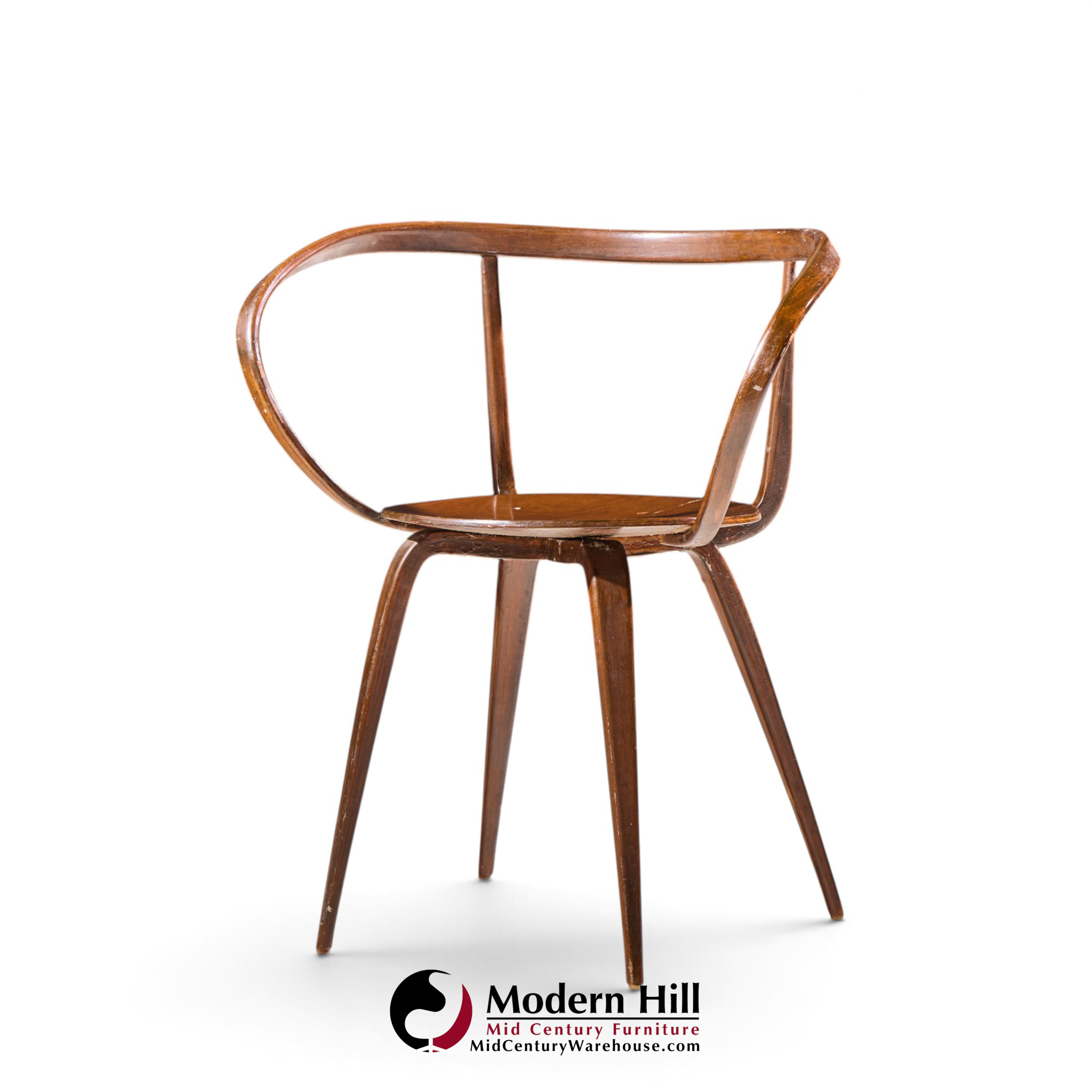 george nelson for herman miller model 5890 mid century pretzel dining chair