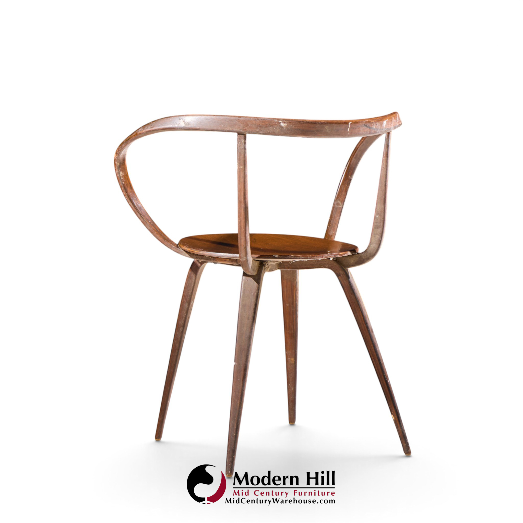 george nelson for herman miller model 5890 mid century pretzel dining chair