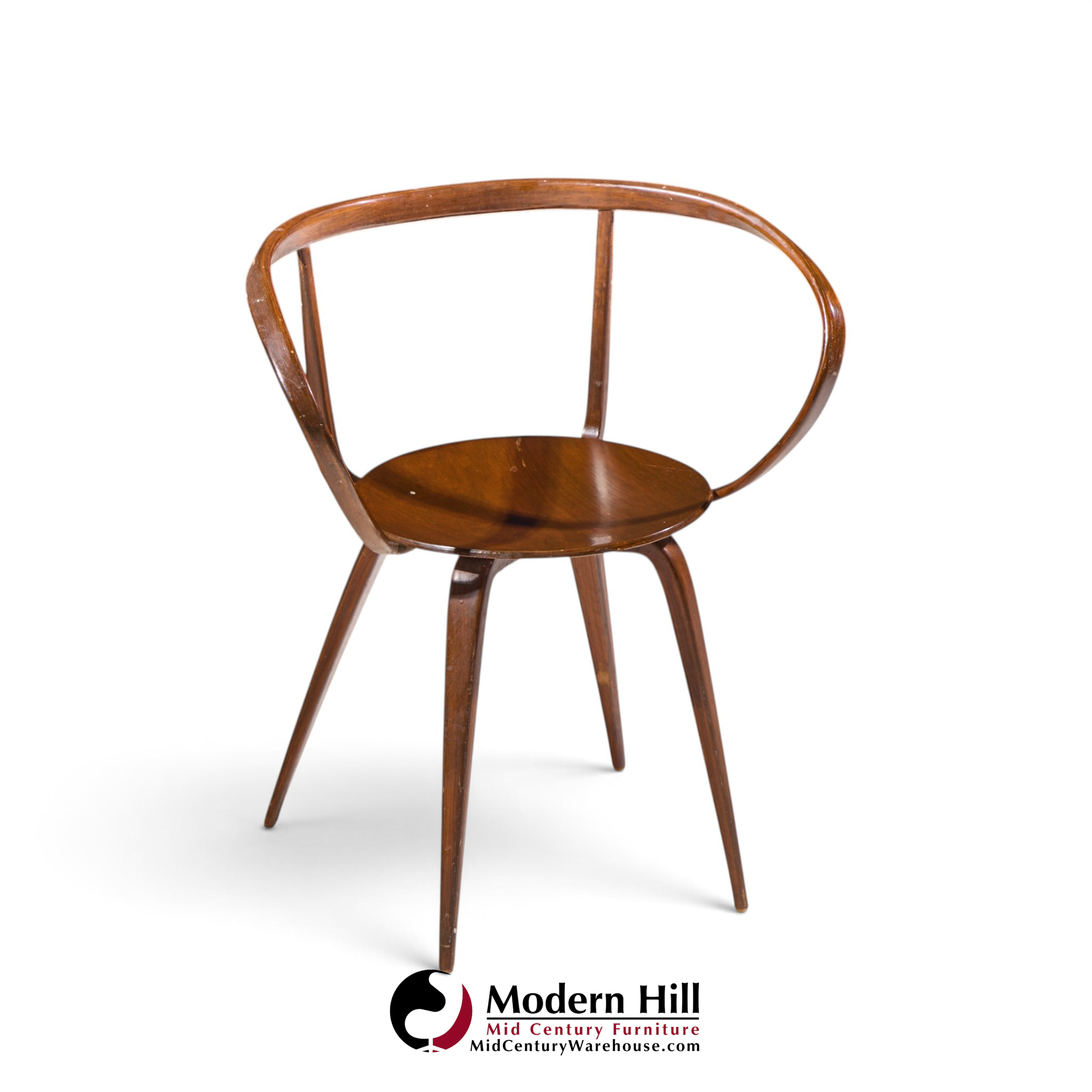 george nelson for herman miller model 5890 mid century pretzel dining chair