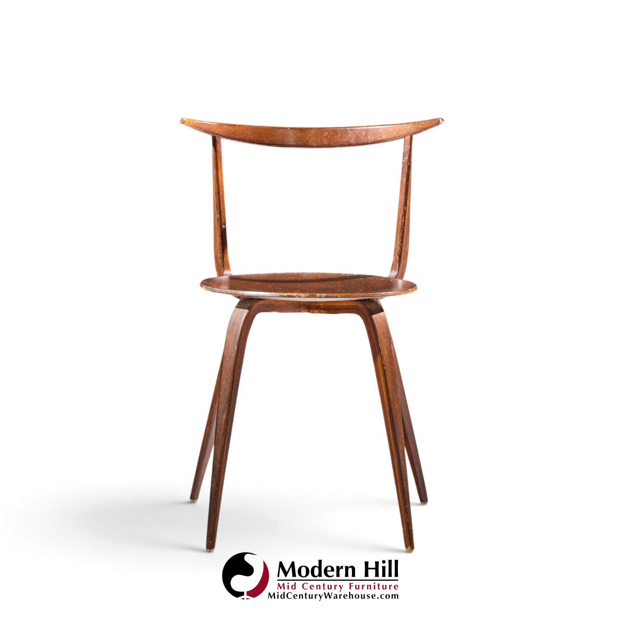 george nelson for herman miller model 5890 mid century pretzel dining chairs - set of 6