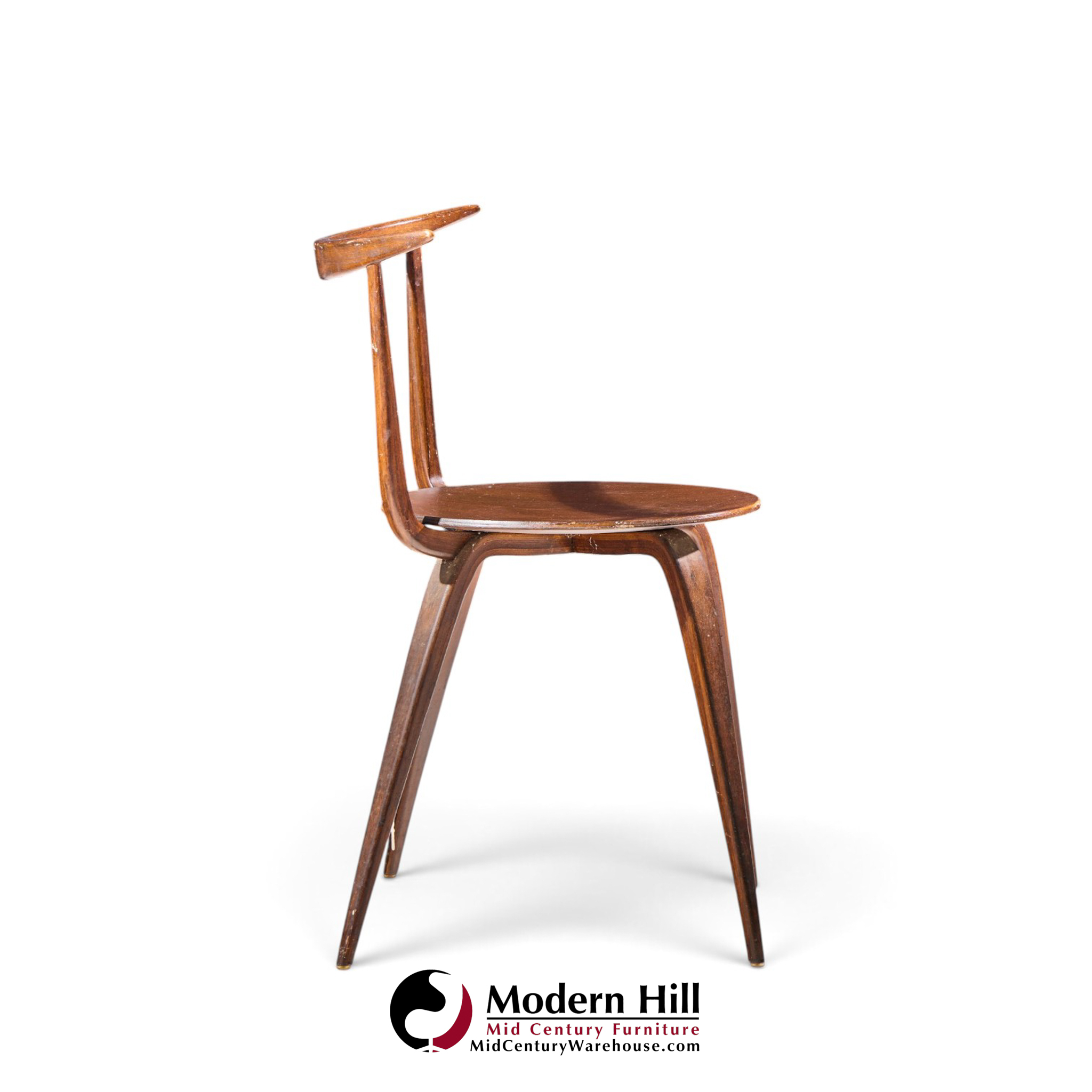 george nelson for herman miller model 5890 mid century pretzel dining chairs - set of 6
