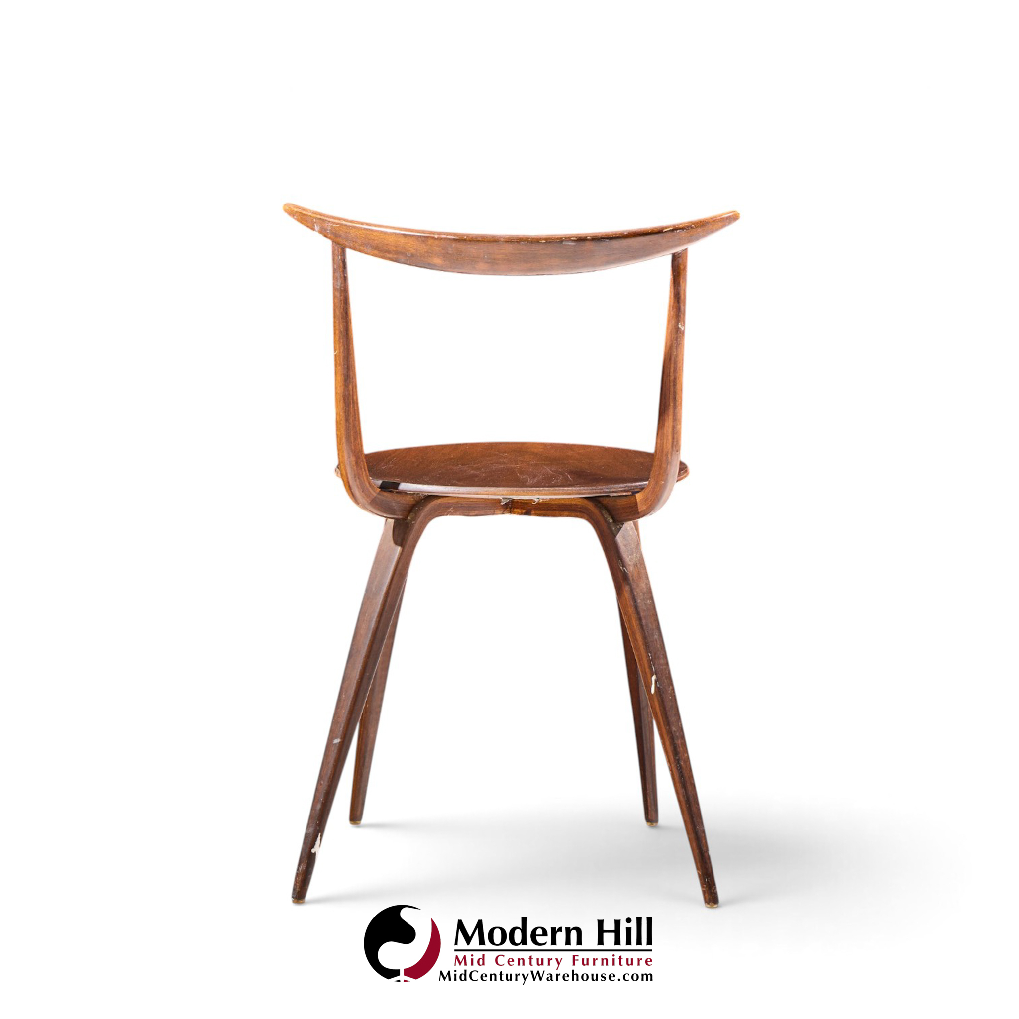 george nelson for herman miller model 5890 mid century pretzel dining chairs - set of 6