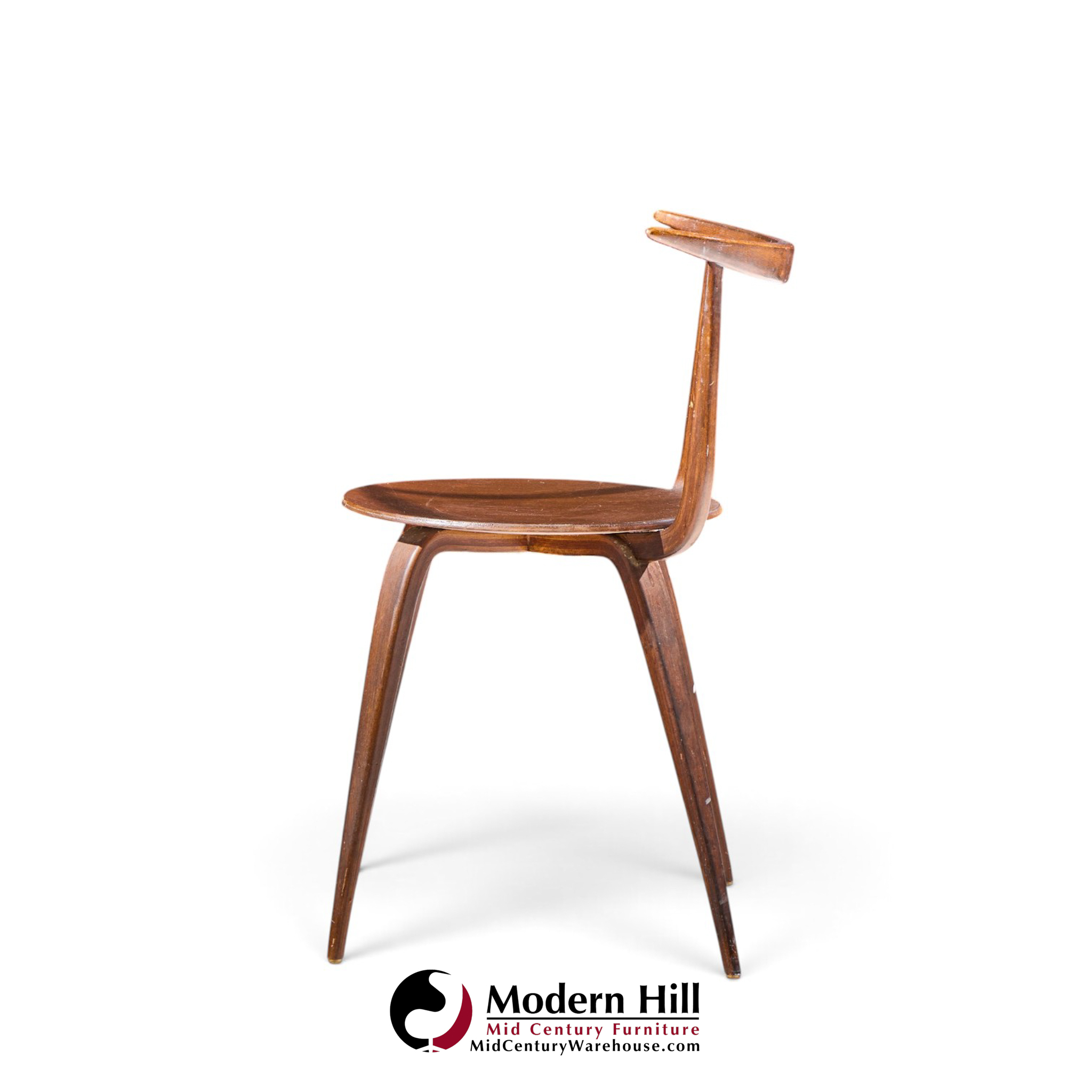 george nelson for herman miller model 5890 mid century pretzel dining chairs - set of 6