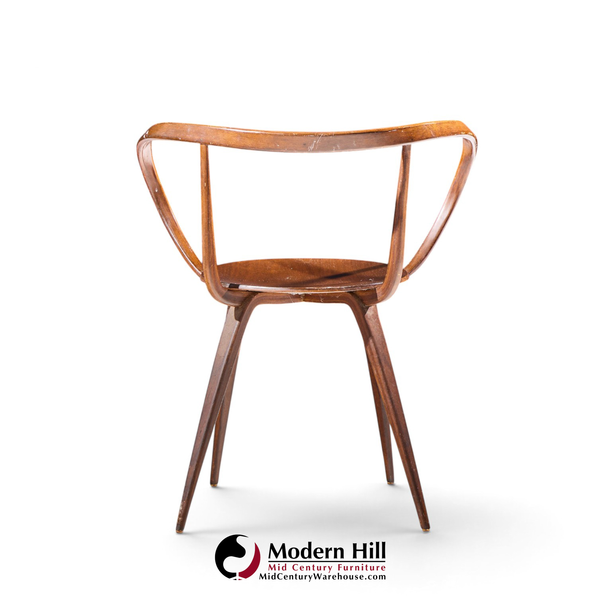 george nelson for herman miller model 5890 mid century pretzel dining chairs - set of 6