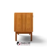 hp hansen mid century danish teak sliding door credenza