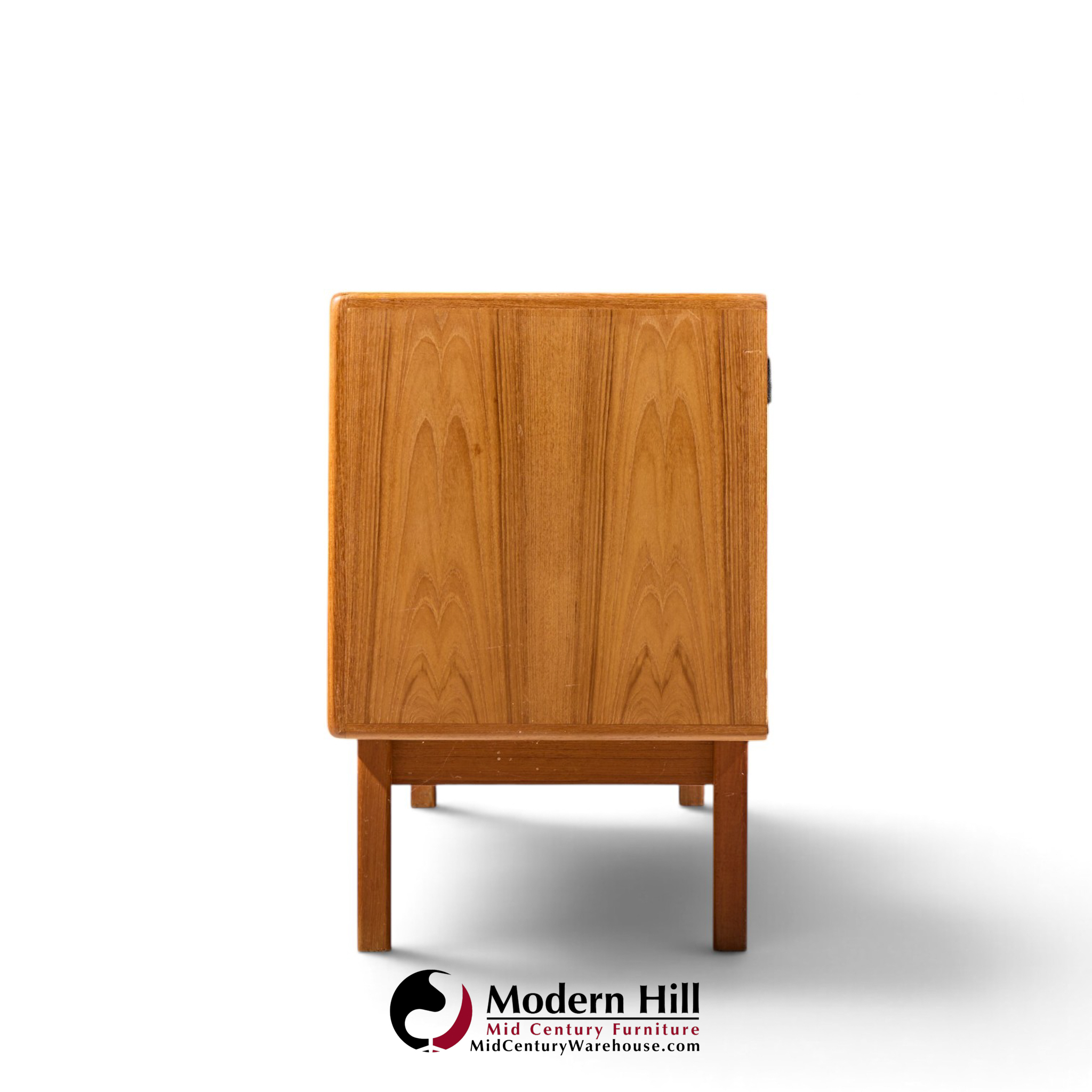 hp hansen mid century danish teak sliding door credenza
