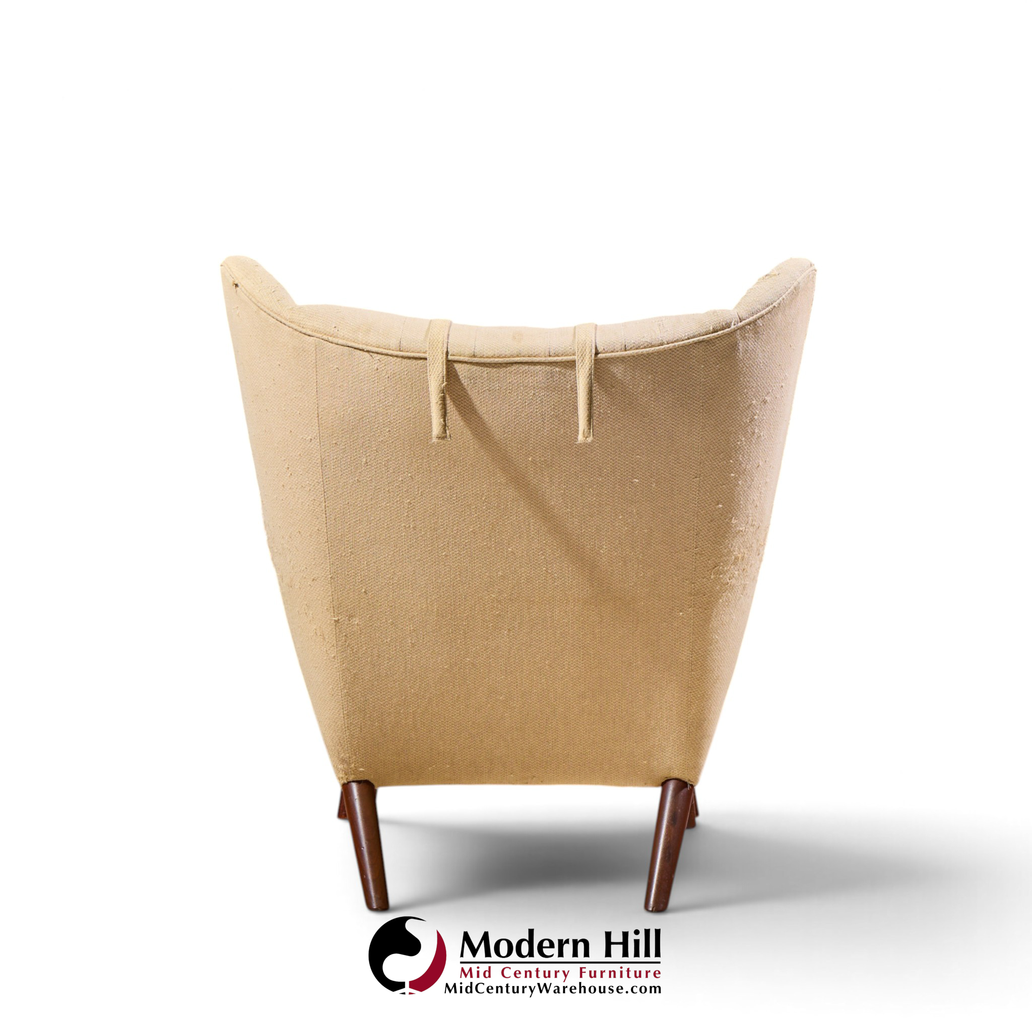 hans wegner for ap stolen ap19 mid century papa bear chair and ottoman