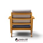 hans wegner for getama ge290 mid century oak lounge chair