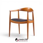 hans wegner for johannes hansen mid century danish teak the chair - set of 8