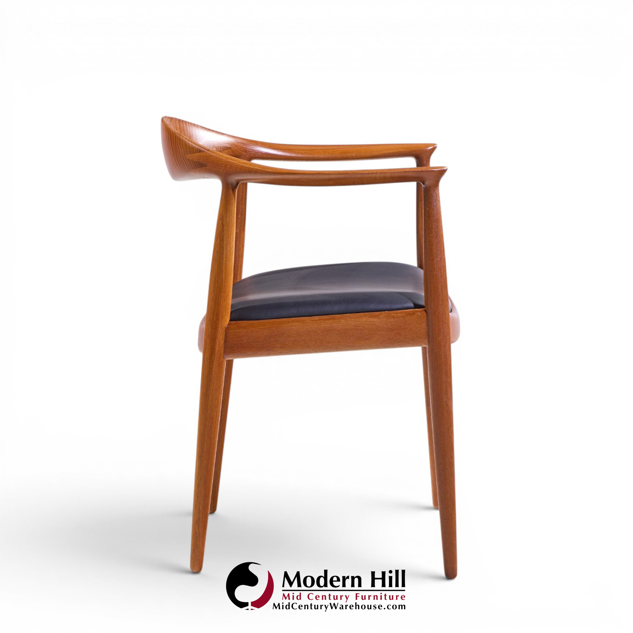 hans wegner for johannes hansen mid century danish teak the chair - set of 8