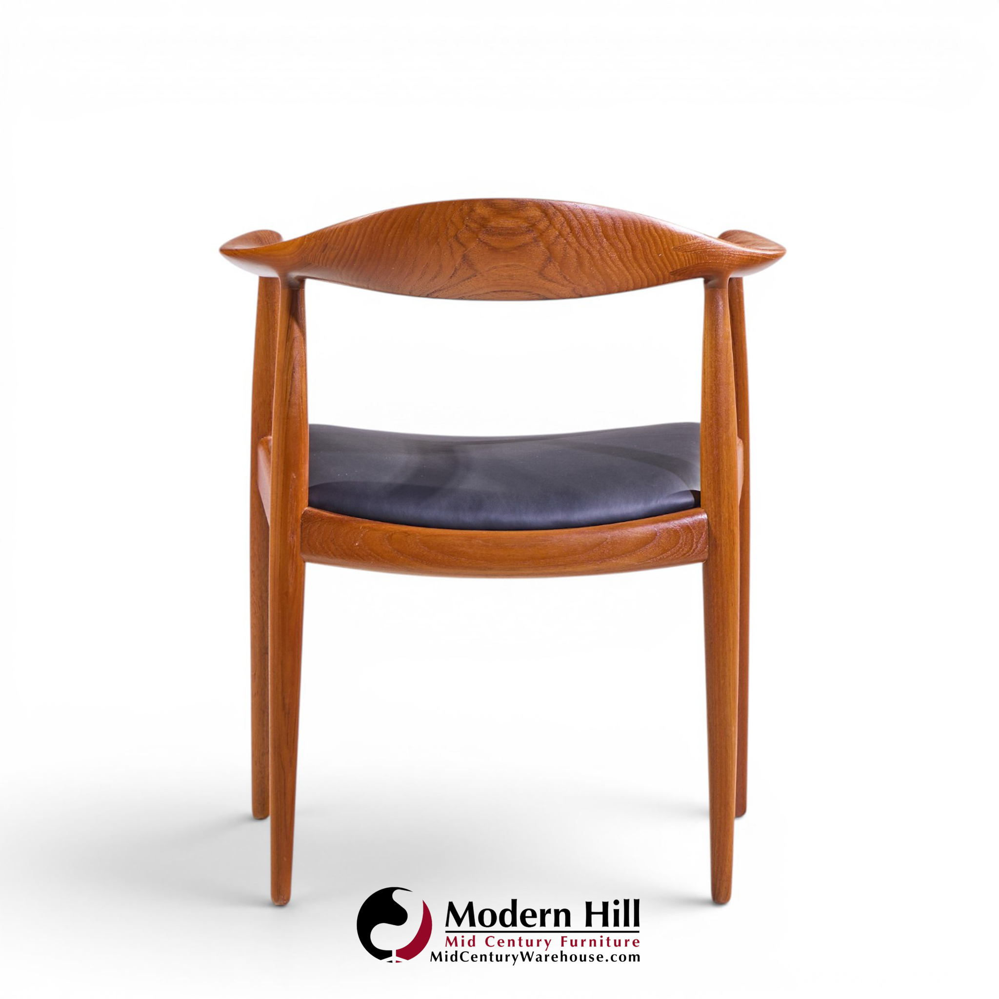 hans wegner for johannes hansen mid century danish teak the chair - set of 8