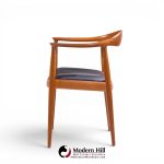 hans wegner for johannes hansen mid century danish teak the chair - set of 8