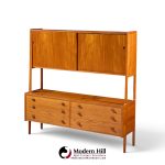 hans wegner for ry møbler mid century danish teak credenza and hutch