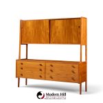 hans wegner for ry møbler mid century danish teak credenza and hutch