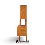 hans wegner for ry møbler ry-20 mid century danish teak and rattan highboard credenza with hutch